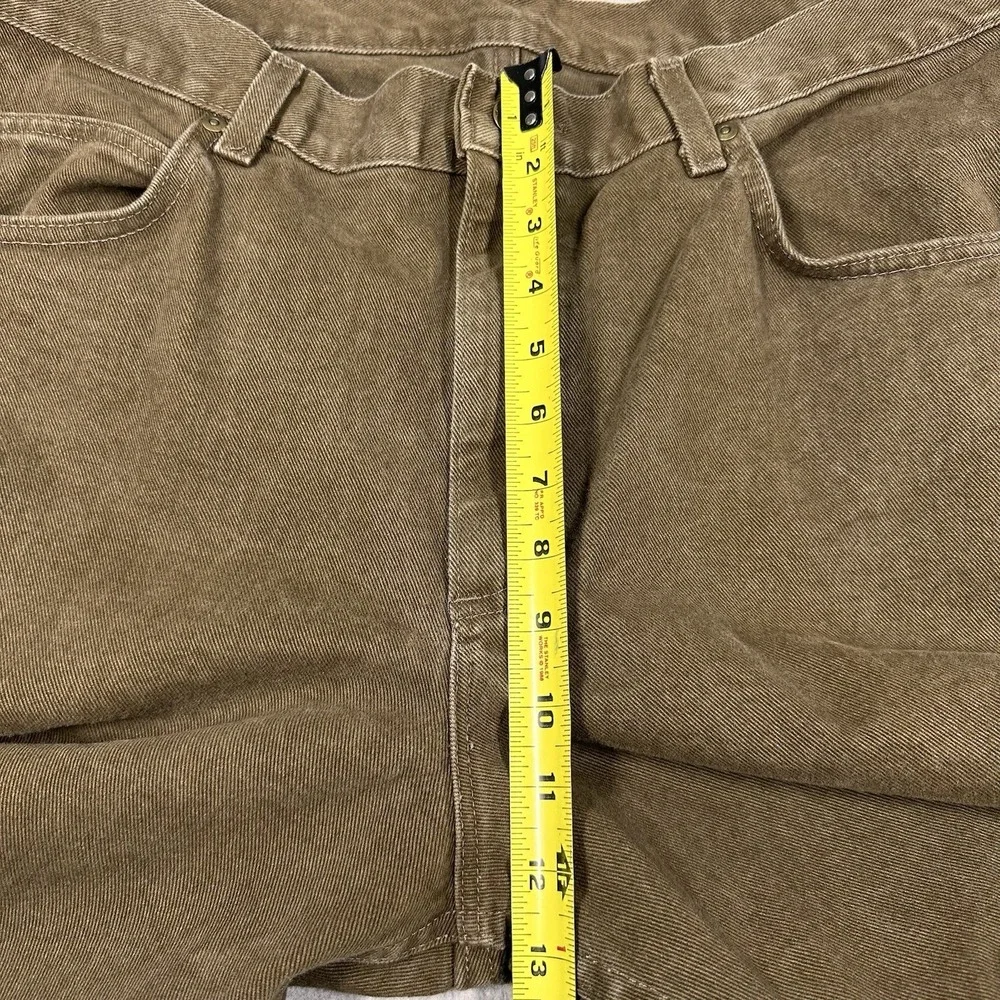 LL Bean Vintage Double L Jeans Men's 40x30(38x30) Made USA Brown Relax Taper